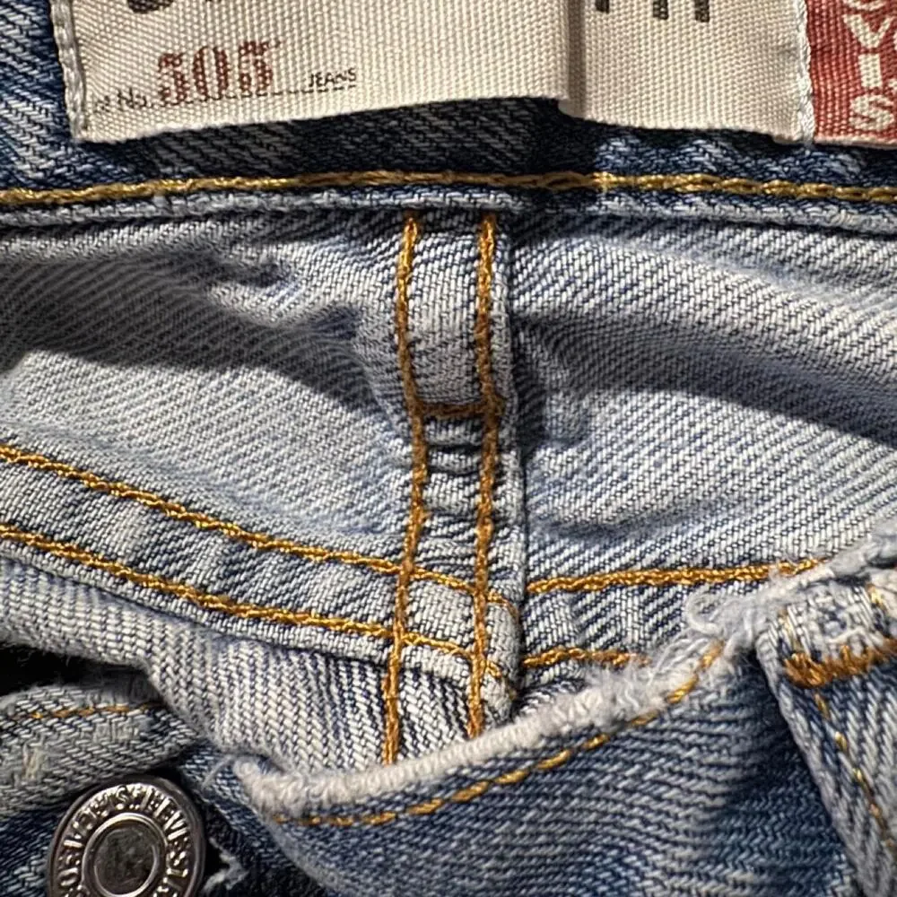 Levi’s 505 Straight Fit Jeans Men’s 38x32 Medium Wash Denim